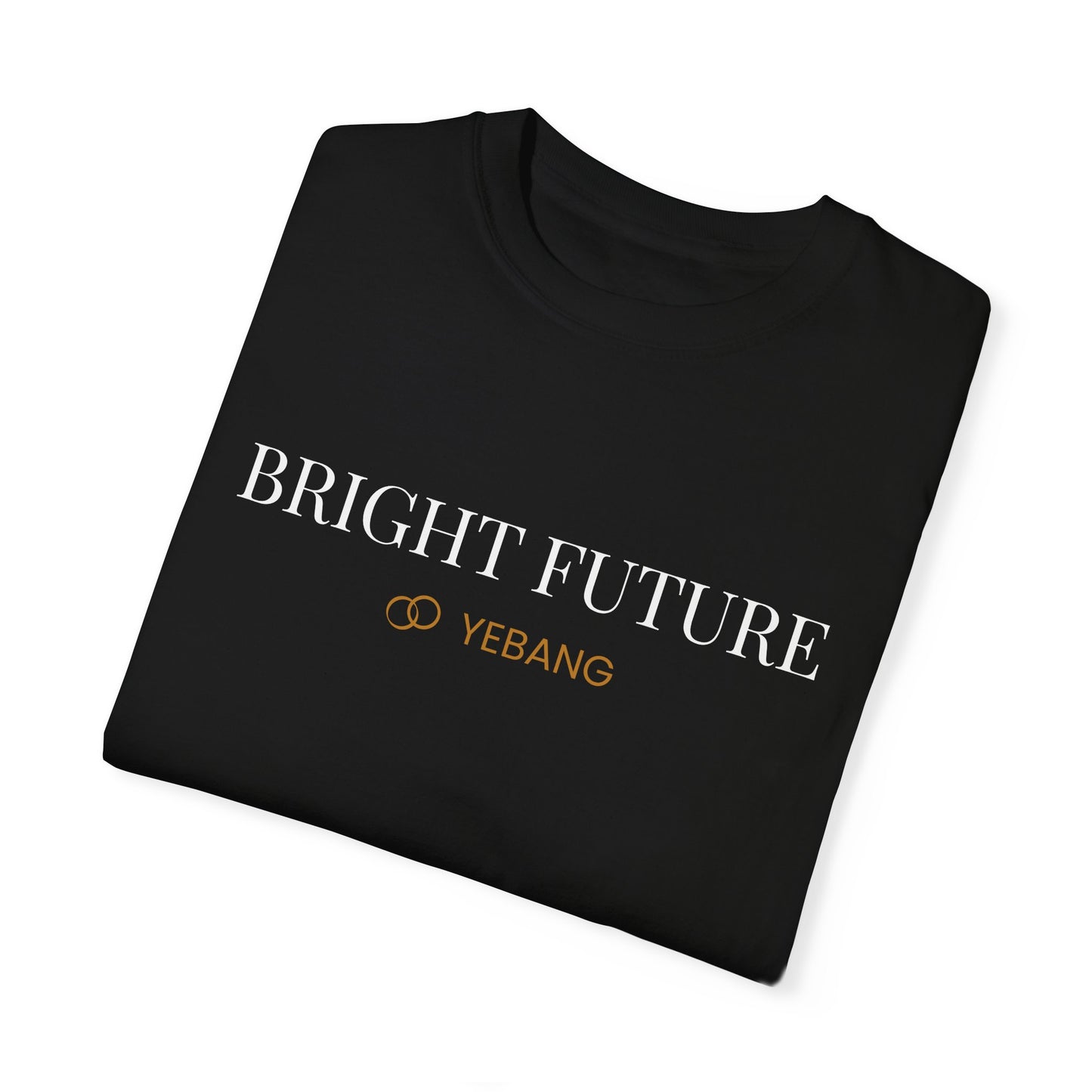 Unisex Garment-Dyed T-shirt – “Bright Future” Graphic Design