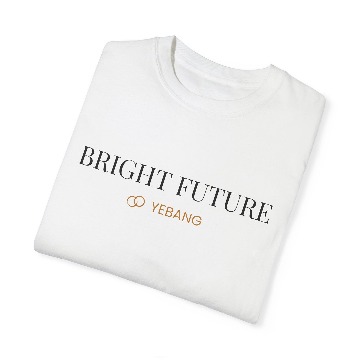 Unisex Garment-Dyed T-shirt – “Bright Future” Graphic Design